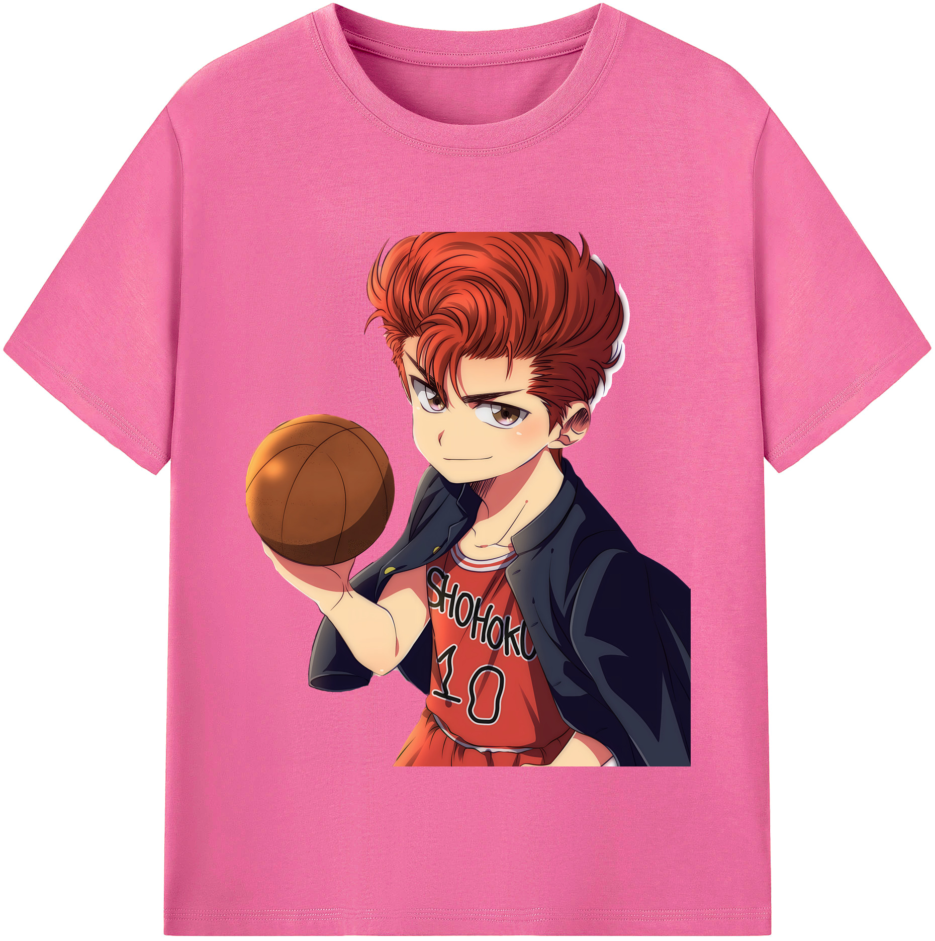 （画像用） SLAM DUNK／スラムダンク レディースカジュアルプリントTシャツ（綿100％）